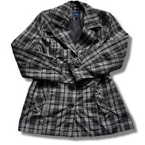 Reitmans Plaid Lightweight Jacket – Size 11 | Preppy Chic | Classic Pattern |